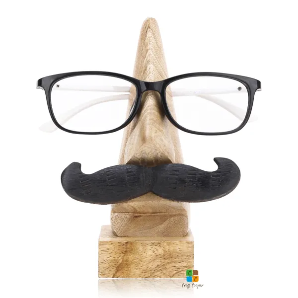 Handmade_Moustache_Themed_Wooden_Spectacle_Holder_Stand