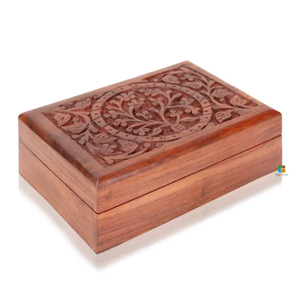 Handmade_Wooden_Carved_Jewellery_Box_|_Multipurpose_Box_For_Storage