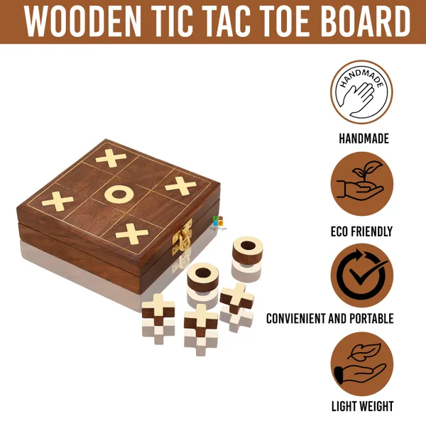 Sheesham_Wood_Tic-tac-toe_Perfect_Gifting_For_Birthday_For_Kids_And_Family_Board_Games_Brass_Naughts_&_Crosses_With_Storage_Box_Lxbxh_4X4X1.5_Inches