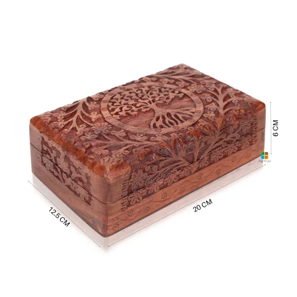 Tree_Carving_Jewellery_Box_|_Multipurpose_Box_For_Storage