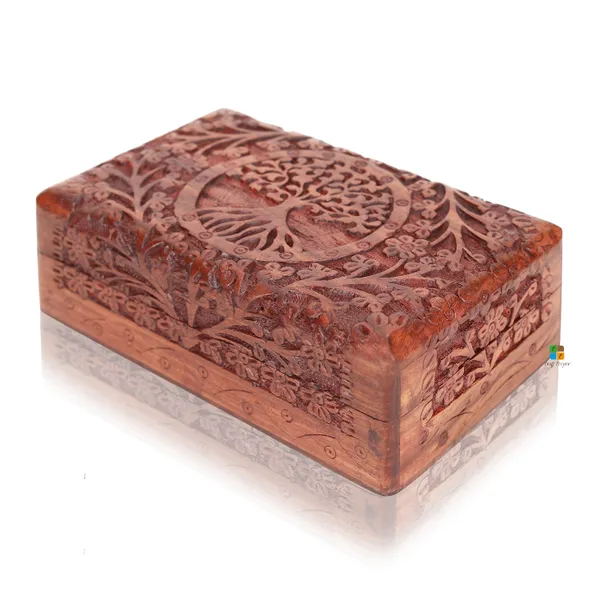 Tree_Carving_Jewellery_Box_|_Multipurpose_Box_For_Storage