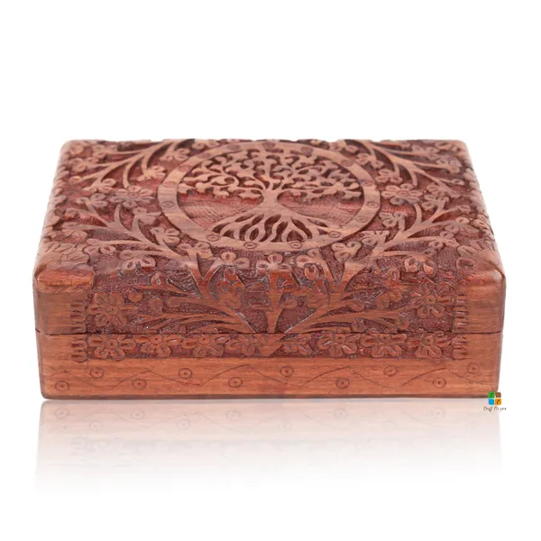 Tree_Carving_Jewellery_Box_|_Multipurpose_Box_For_Storage