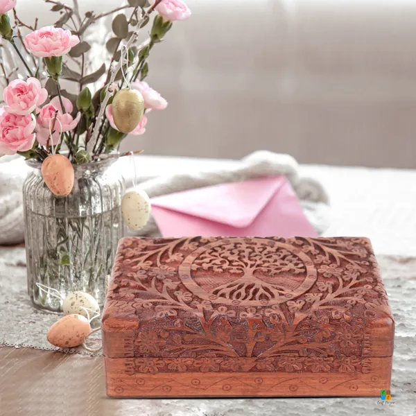 Tree_Carving_Jewellery_Box_|_Multipurpose_Box_For_Storage