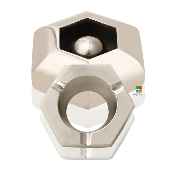 Silver_Steel_Ashtray_With_Lid_|_For_Car,_Home,_Office_And_Bar