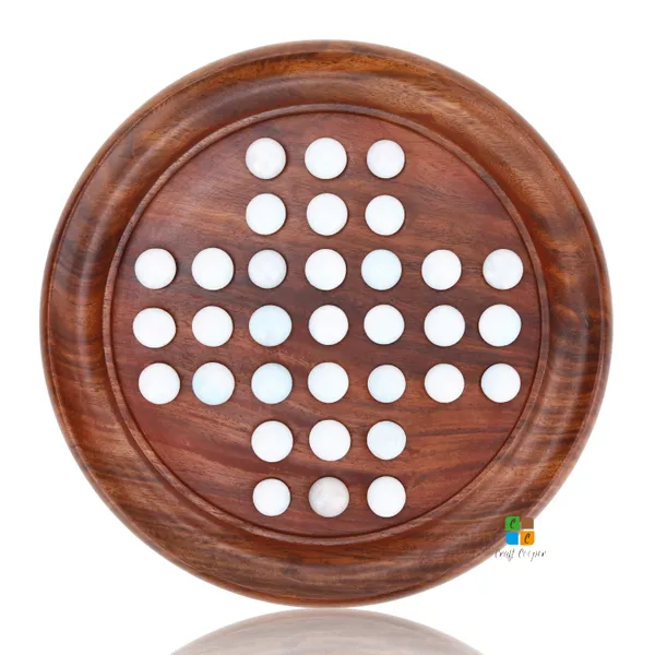 Wooden_Solitaire_Board_Game_In_With_Glass_Marbles_Brain-Vita_Unique_Game_9"_-_Best_Gift_For_Kids,_Teens_&_Adults