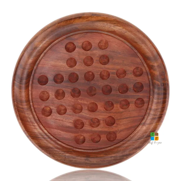 Wooden_Solitaire_Board_Game_In_With_Glass_Marbles_Brain-Vita_Unique_Game_9"_-_Best_Gift_For_Kids,_Teens_&_Adults