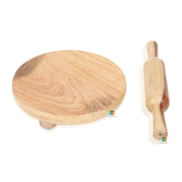 Handcrafted_Mango_Wood_Chakla_Belan_Rolling_Pin_Board