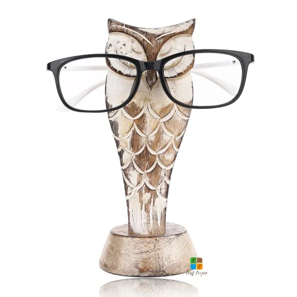 Handmade_Owl_Spectacle_Wood_Tabletop_Eyeglass_Holder_Stand