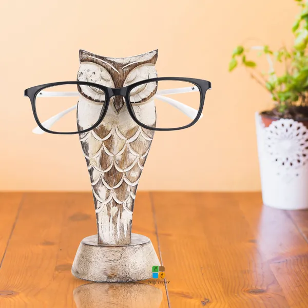 Handmade_Owl_Spectacle_Wood_Tabletop_Eyeglass_Holder_Stand