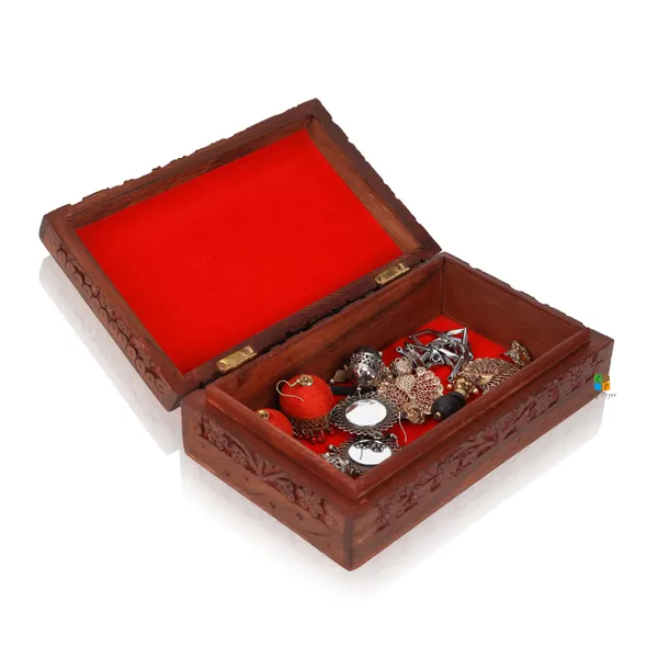 Hand_Carved_Wooden_Floral_Trinket_Jewellery_Box_|_Multipurpose_Box_For_Storage