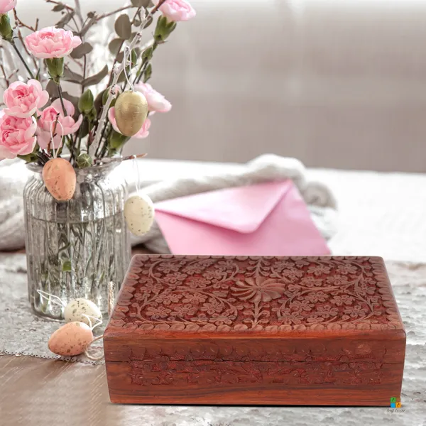 Hand_Carved_Wooden_Floral_Trinket_Jewellery_Box_|_Multipurpose_Box_For_Storage