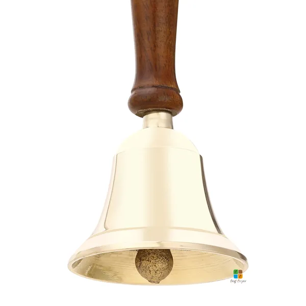 Christmas_Brass_Shame_Hand_Bell/Chrome_Finish_Hand_Bells_With_Wooden_Handle