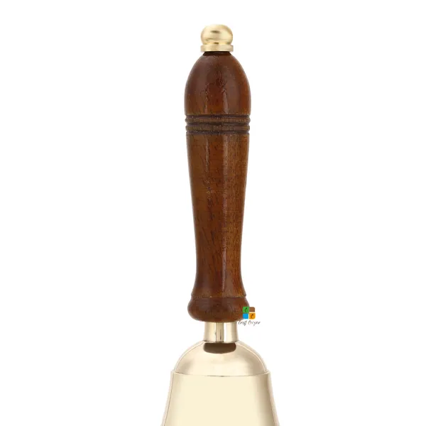 Christmas_Brass_Shame_Hand_Bell/Chrome_Finish_Hand_Bells_With_Wooden_Handle