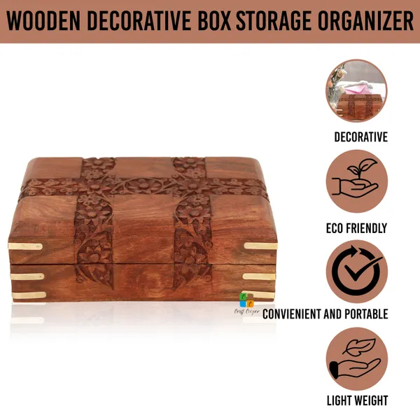 Floral_Handcrafted_Wooden_Jewelry_Box_|_Multipurpose_Box_For_Storage