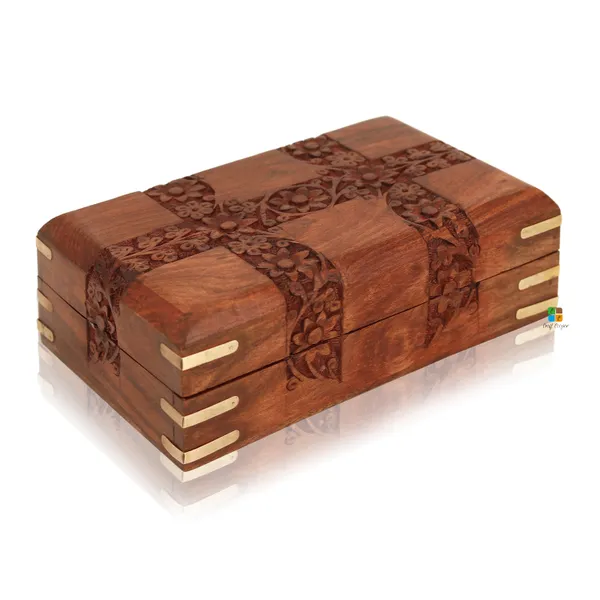 Floral_Handcrafted_Wooden_Jewelry_Box_|_Multipurpose_Box_For_Storage