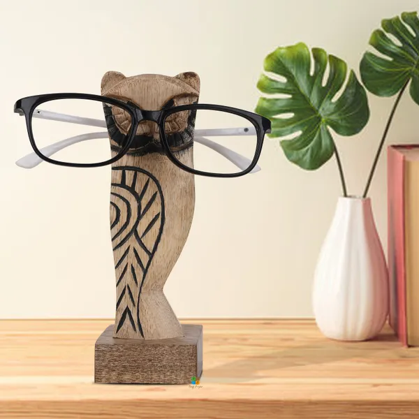 Handmade_Owl_Spectacle_Wood_Tabletop_Eyeglass_Holder_Stand