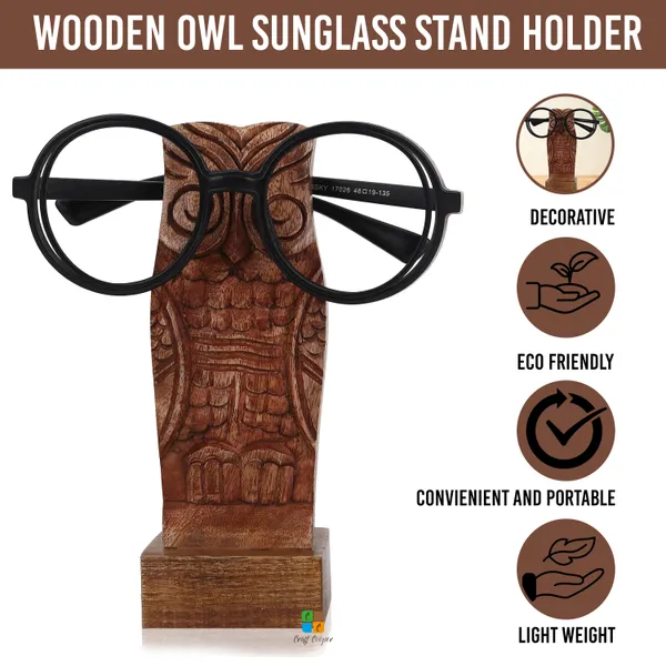 Handmade_Owl_Spectacle_Wood_Tabletop_Eyeglass_Holder_Stand