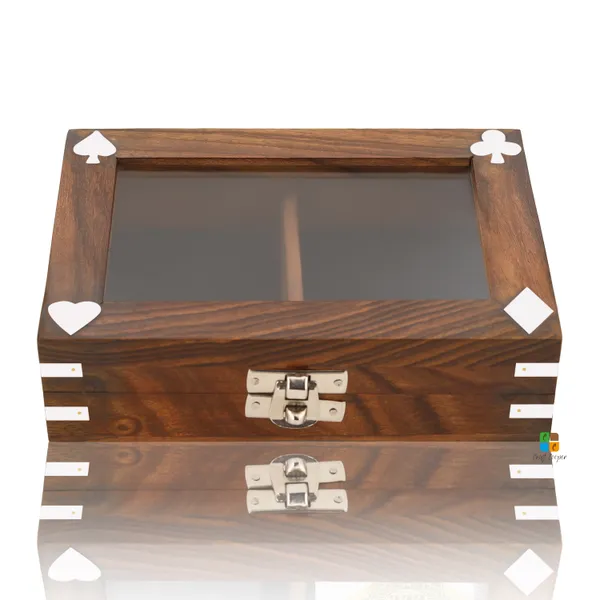 Handcrafted_Classic_Wooden_Playing_Card_Holder_|_Deck_Box_Storage_Case_Organizer_With_2_Sets