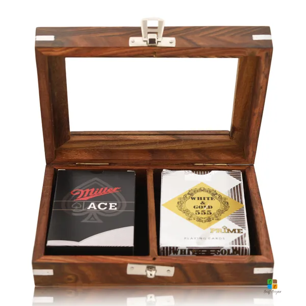 Handcrafted_Classic_Wooden_Playing_Card_Holder_|_Deck_Box_Storage_Case_Organizer_With_2_Sets
