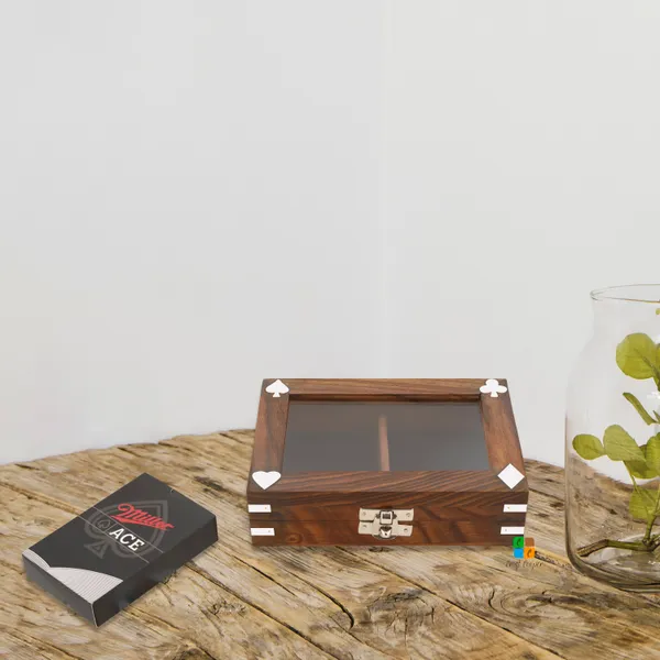 Handcrafted_Classic_Wooden_Playing_Card_Holder_|_Deck_Box_Storage_Case_Organizer_With_2_Sets