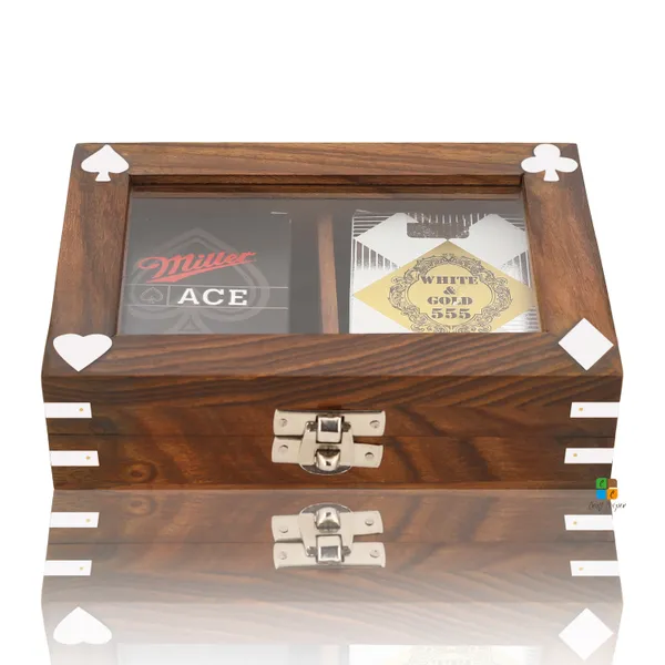 Handcrafted_Classic_Wooden_Playing_Card_Holder_|_Deck_Box_Storage_Case_Organizer_With_2_Sets