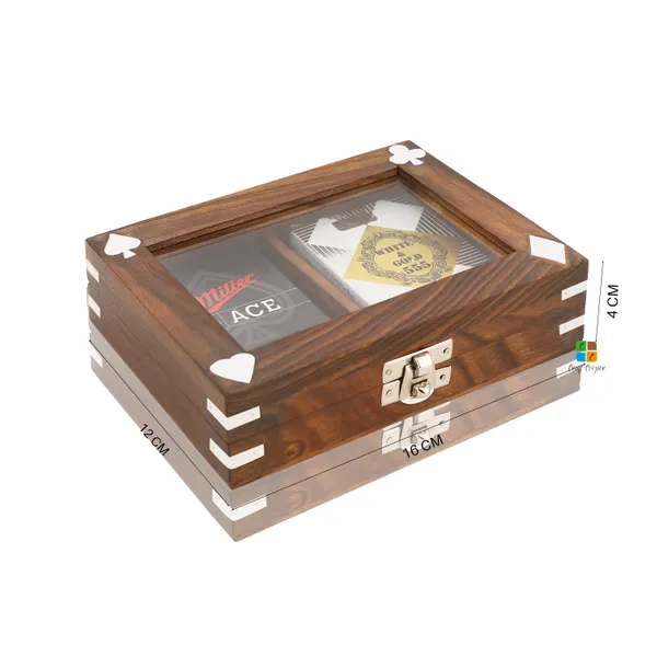 Handcrafted_Classic_Wooden_Playing_Card_Holder_|_Deck_Box_Storage_Case_Organizer_With_2_Sets