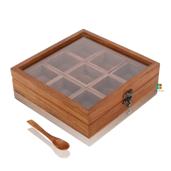 Handmade_Solid_Sheesham_Wooden_Spice_Box_With_9_Container_And_Spoon