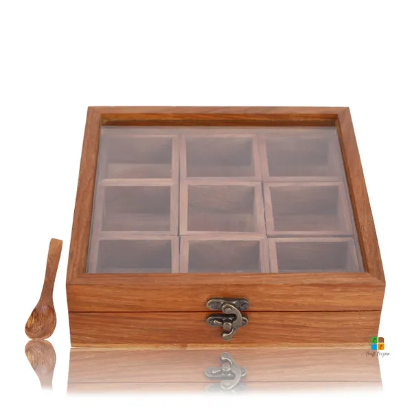 Handmade_Solid_Sheesham_Wooden_Spice_Box_With_9_Container_And_Spoon