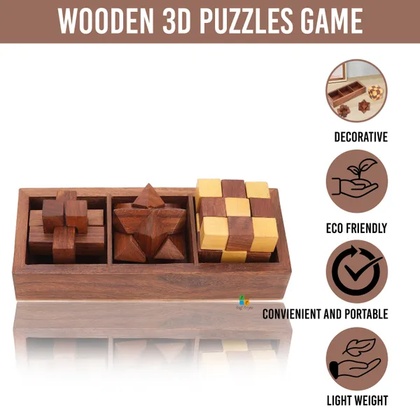Set_of_13_Wooden_Puzzle_Adult_Snake_Cube,_6_Pieces_Star_&_6_Pieces_Piller_Handmade_Gifts_India_Unique_Gifts_For_Kids_And_Adult