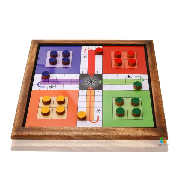 Handmade_Wooden_Snake_and_Ladders_Magnetic_Travel_Board_Game