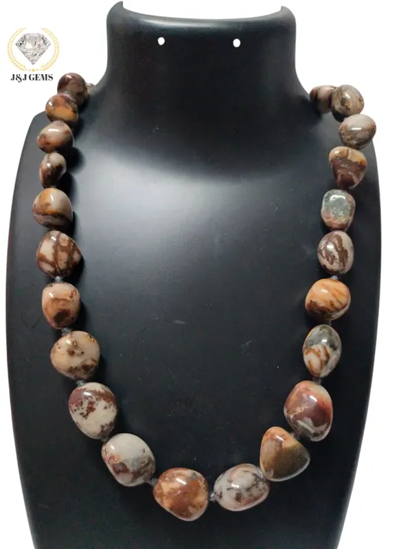 Natural_Jasper_Chunky_Bead_Crystal_Necklace_|_Earthy_Gemstone_Jewellery_For_Women