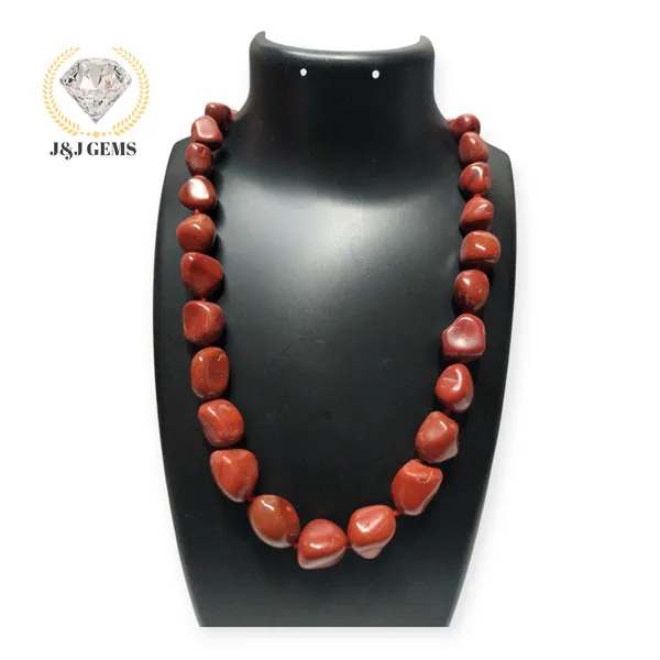 Natural_Red_Jasper_Chunky_Crystal_Necklace_|_Earthy_Grounding_Gemstone_Jewellery_For_Women