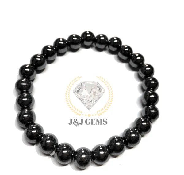 Natural_Hematite_Crystal_Bracelet_|_Grounding_&_Stability_Stone_Bracelet_|_8mm_Beads