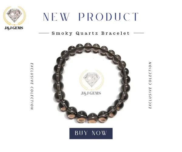 Natural_Smoky_Quartz_Crystal_Bracelet_|_Grounding_&_Protection_Healing_Bracelet_|_8mm_Beads