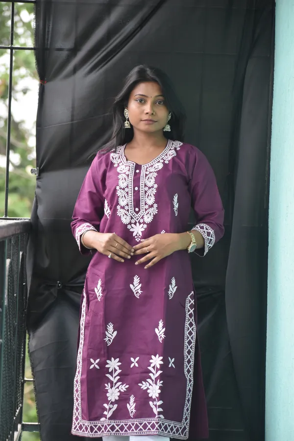 Purple_Cotton_Chikankari_Stitched_Suit_For_Women