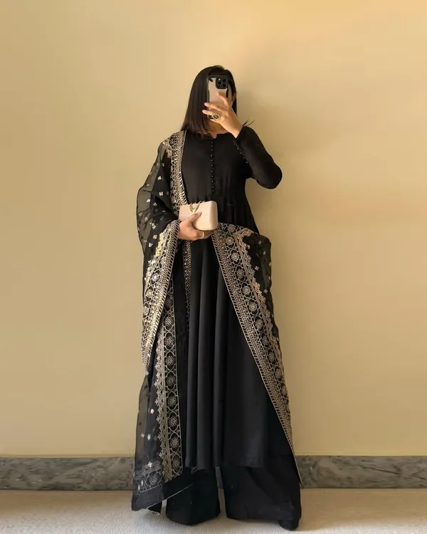 Black_Silk_Embroidery_Stitched_Suit_For_Women