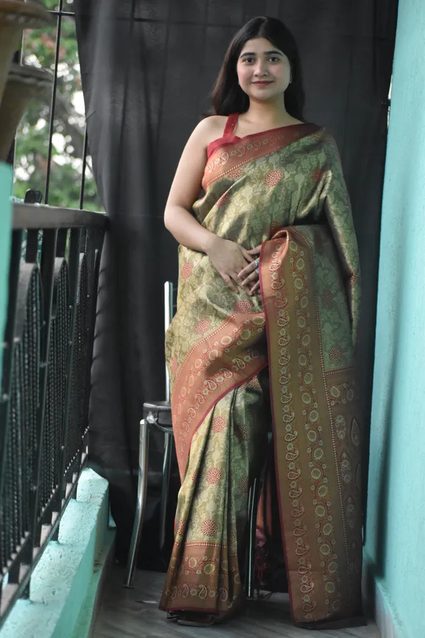 Multicolor_Embroidery_Silk_Saree_For_Women