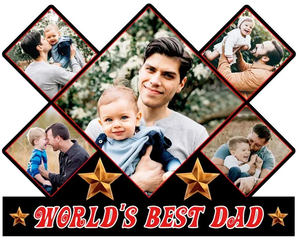 Daddesign_Personalized_World_Best_Dad_Photo_Picture_Frame_For_Father_Picture_Frames_Father_(Dad)_Love_Customized_Photo_Frame_Collage_Gift_For_Papa_Love_12_X_15_Ines