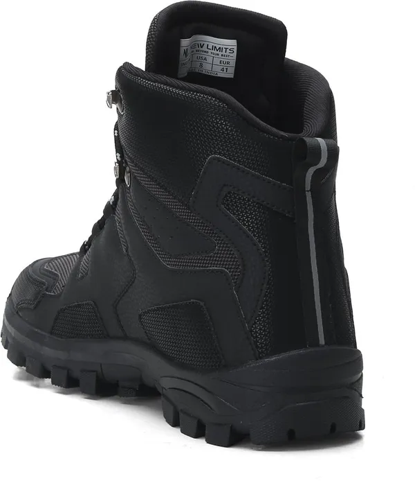 Black_Pu_Leather_Soft_Cushion_Insole_Hiking_&_Trekking_Shoes_For_Men