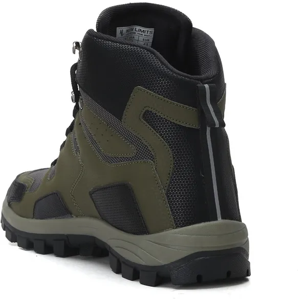 Olive_Pu_Leather_Soft_Cushion_Insole_Hiking_&_Trekking_Shoes_For_Men