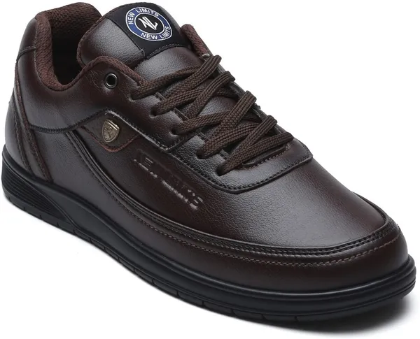 Brown_Premium_Leather_Soft_Cushion_Insole_Sneakers_For_Men