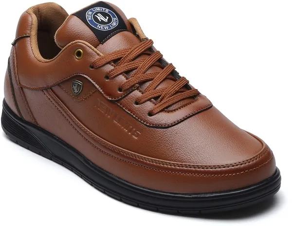 Tan_Premium_Leather_Soft_Cushion_Insole_Sneakers_For_Men