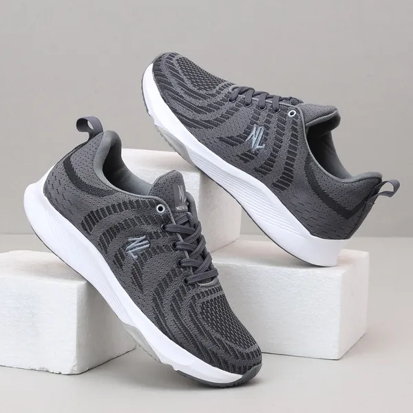 Grey_Mesh_Soft_Cushion_Insole_Running_Shoes_For_Men