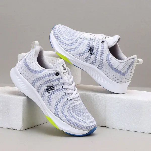 White_&_Blue_Mesh_Soft_Cushion_Insole_Running_Shoes_For_Men