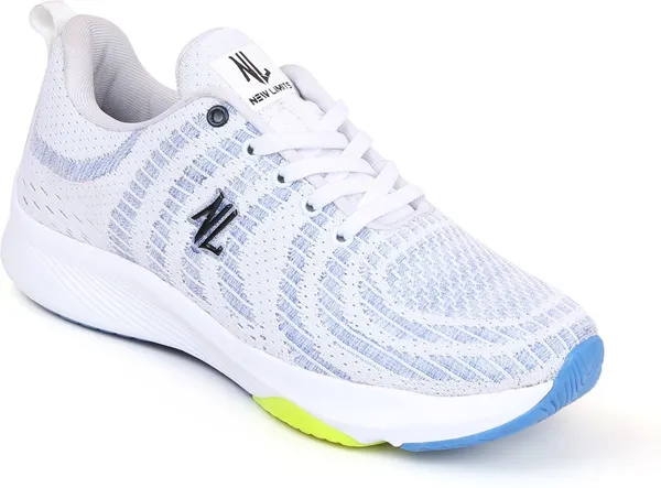 White_&_Blue_Mesh_Soft_Cushion_Insole_Running_Shoes_For_Men