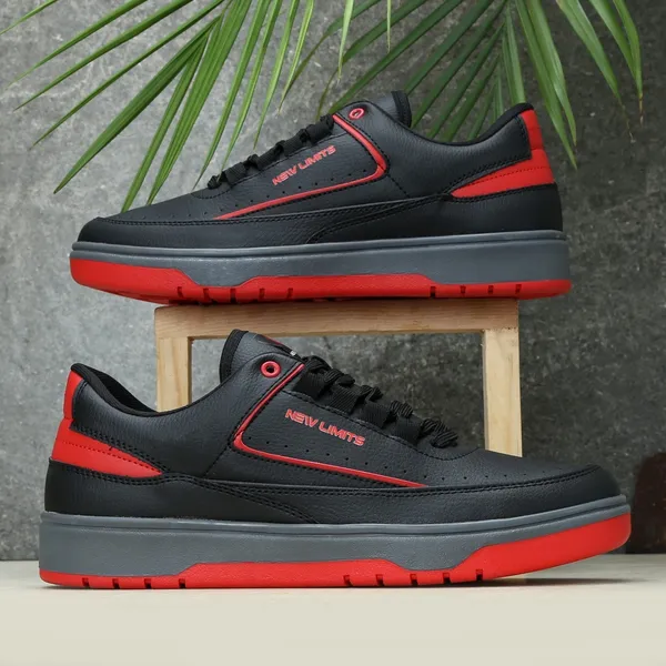 Black_&_Red_Soft_Cushion_Insole_Lining_Walking_Shoes_For_Men
