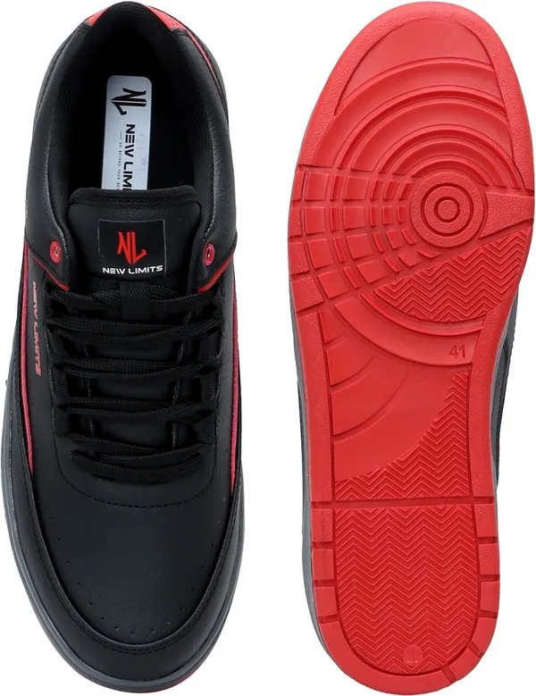 Black_&_Red_Soft_Cushion_Insole_Lining_Walking_Shoes_For_Men