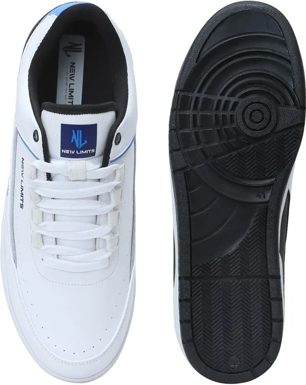 White_&_Blue_Pu_Leather_Soft_Cushion_Insole_Lining_Walking_Shoes_For_Men