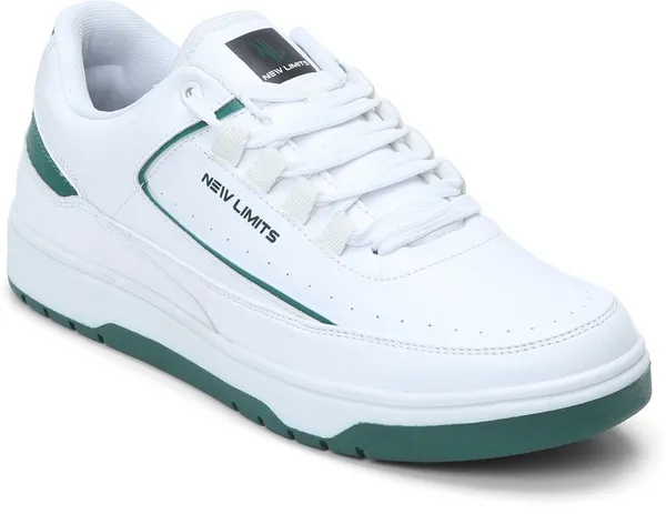 White_&_Green_Soft_Cushion_Insole_Lining_Walking_Shoes_For_Men