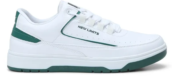 White_&_Green_Soft_Cushion_Insole_Lining_Walking_Shoes_For_Men